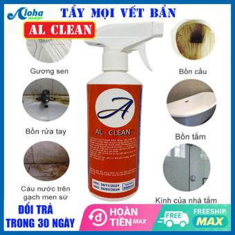 Dung dịch tẩy rửa đa năng Al - clean, chai xịt tẩy rửa lốc máy, chai xịt tẩy rửa, nước rửa sàn nhà, dung dịch vệ sinh bồn cầu, nhà tắm, nhà bếp, chất rửa rỉ sét kim loại, hóa chất