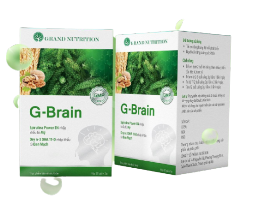 Cốm G-Brain cho bé thông minh, phát triển trí não toàn diện, tăng cường sức đề kháng