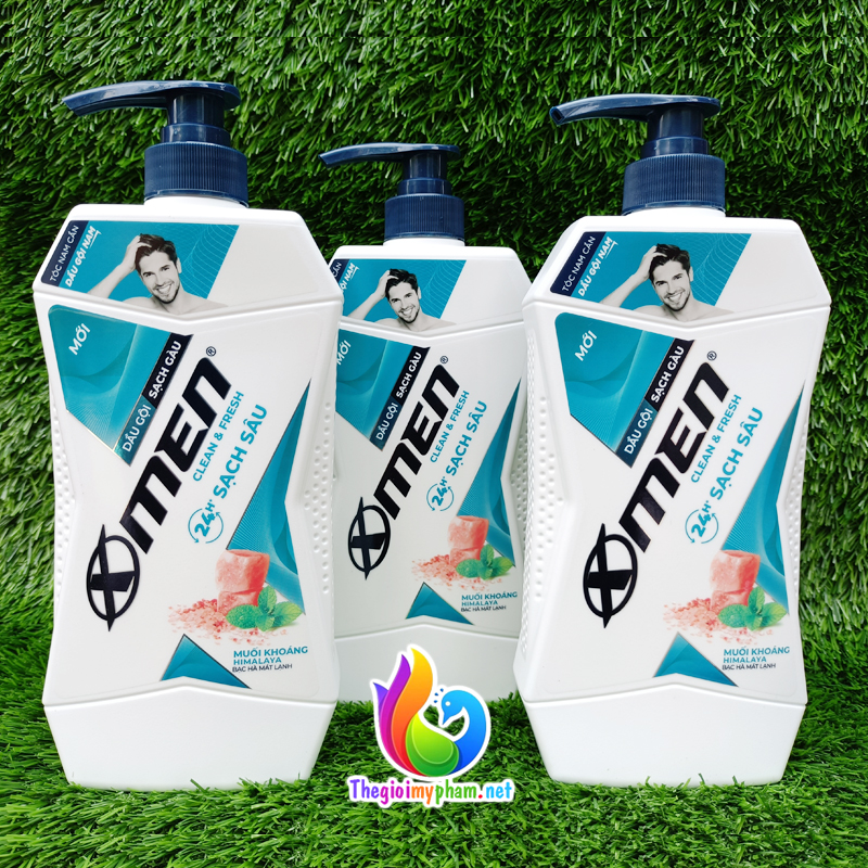 Dầu Gội X-Men Sạch Gàu Muối Khoáng Himalaya 650g