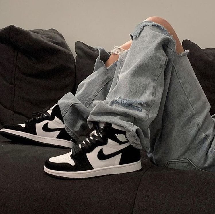 Giày thể thao JORDAN đen trắng cao cổ nam nữ Giầy sneaker JD1 Panda Bản mới Hot Hit