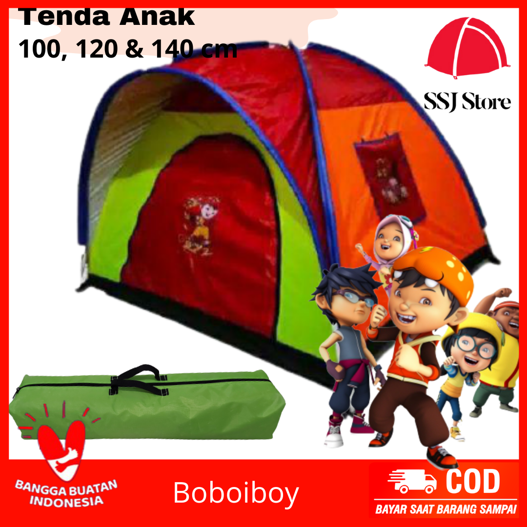 Jual Tenda Anak Ukuran 160 x 160 cm Karakter Spiderman Boboiboy - Kota  Tasikmalaya - Andstore Tenda