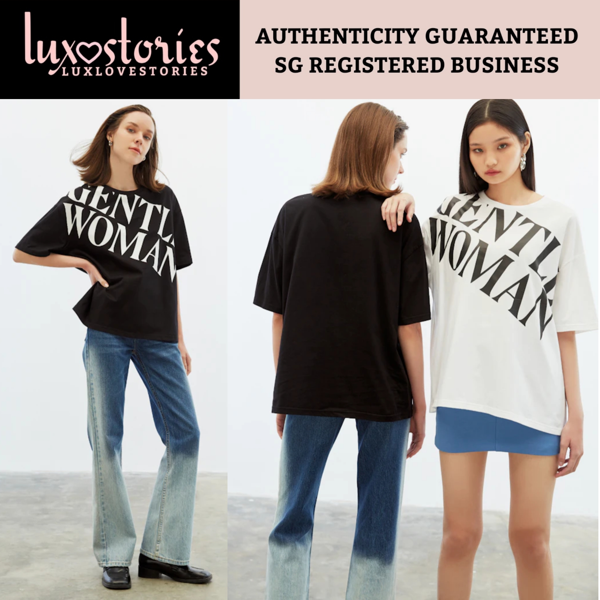 L'Appartement Gentlewoman T-sh Tシャツ MERONGSHOPジェントルウーマンTシャツ 韓国 韓国ファッション