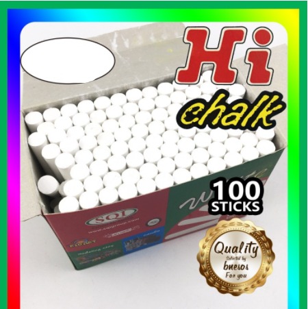 HBW White Chalk 100 pcs.