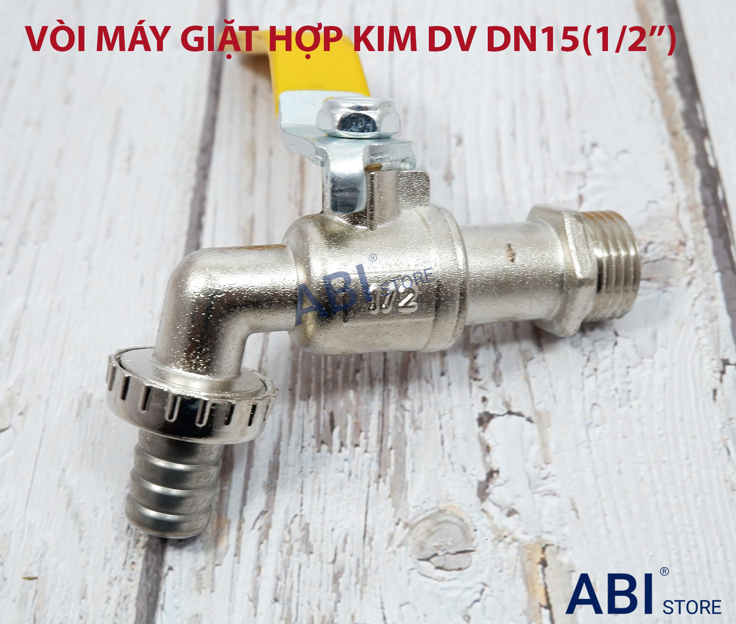 Vòi xả nước tay gạt phi 21, 27, vòi máy giặt giá rẻ, vòi nước nhà tắm, vòi vườn, vòi hồ dv