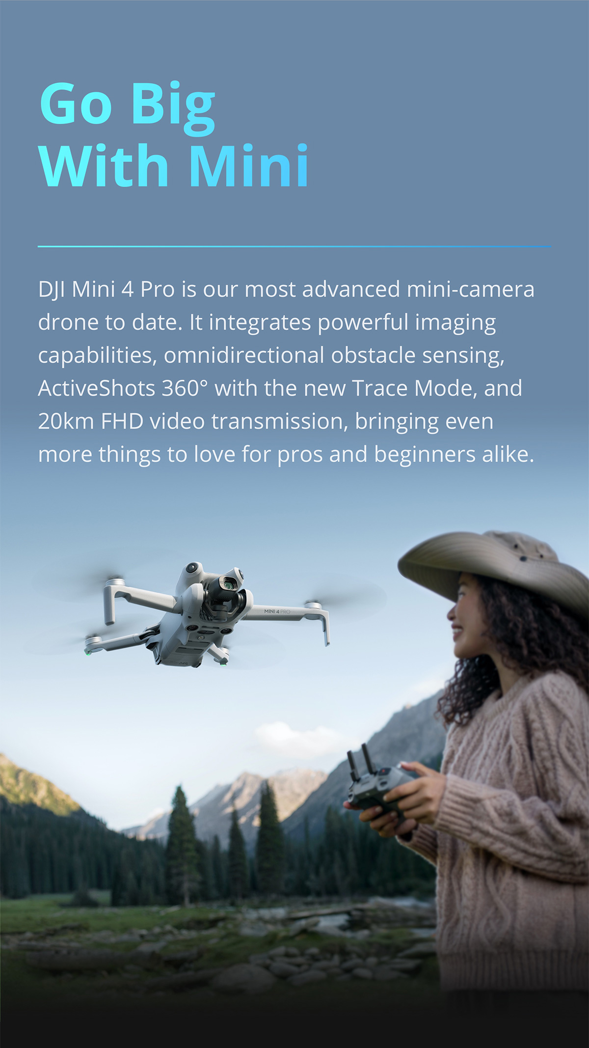 DJI Mini 4 Pro — дрон с камерой |