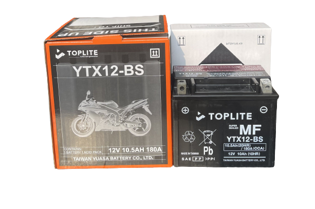 Bình ắc quy xe máy toplite ytx12-bs
