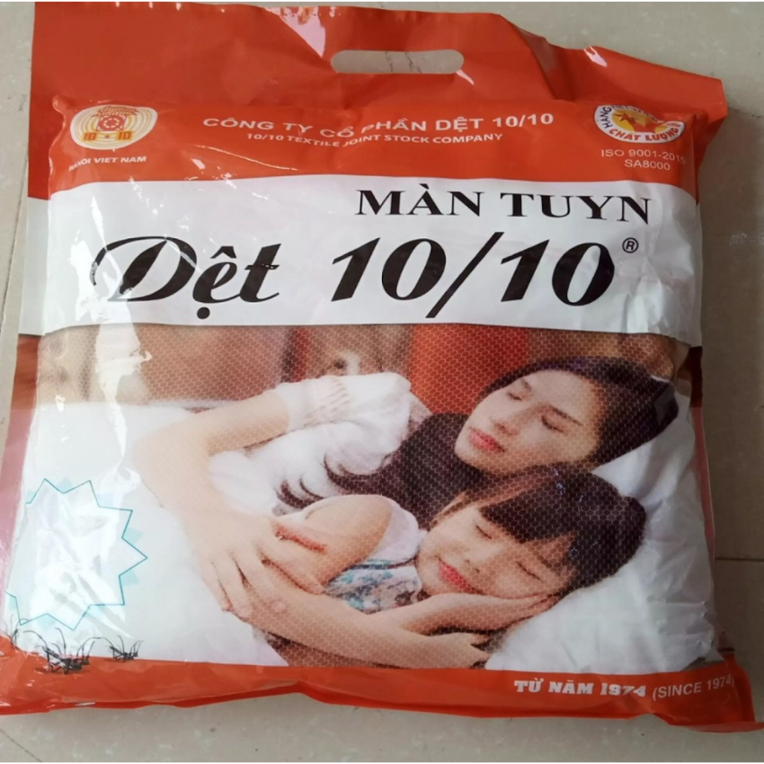 Màn tuyn chống muỗi cao cấp Công ty CP Dệt 10/10 kích thước 1m6x2m :