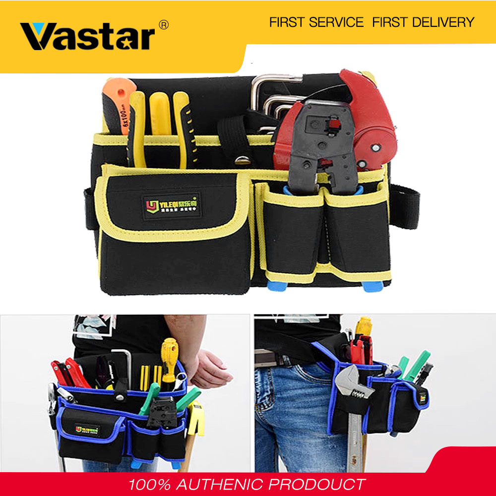 Vastar 1 bộ y 3/6/8 túi đựng dụng cụ phần cứng túi đeo hông túi đựng dụng cụ túi đựng dụng cụ