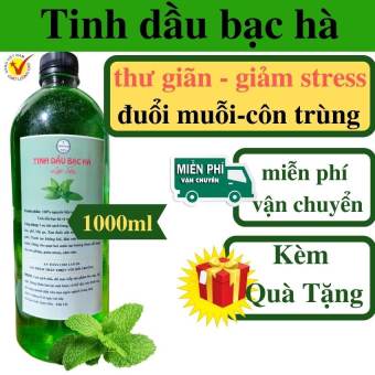 Tinh dầu Bạc Hà nguyên chất 1000 ml ,tinh dầu đuổi ruồi muỗi-côn trùng-sả tress kháng khuẩn
