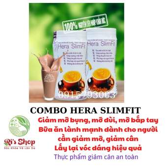 COMBO 2 SỮA GIẢM CÂN SLIMFIT - Eo  Thon Dáng Chuẩn  Tiêu Diệt Mỡ Thừa vùng bụng  hông  mông