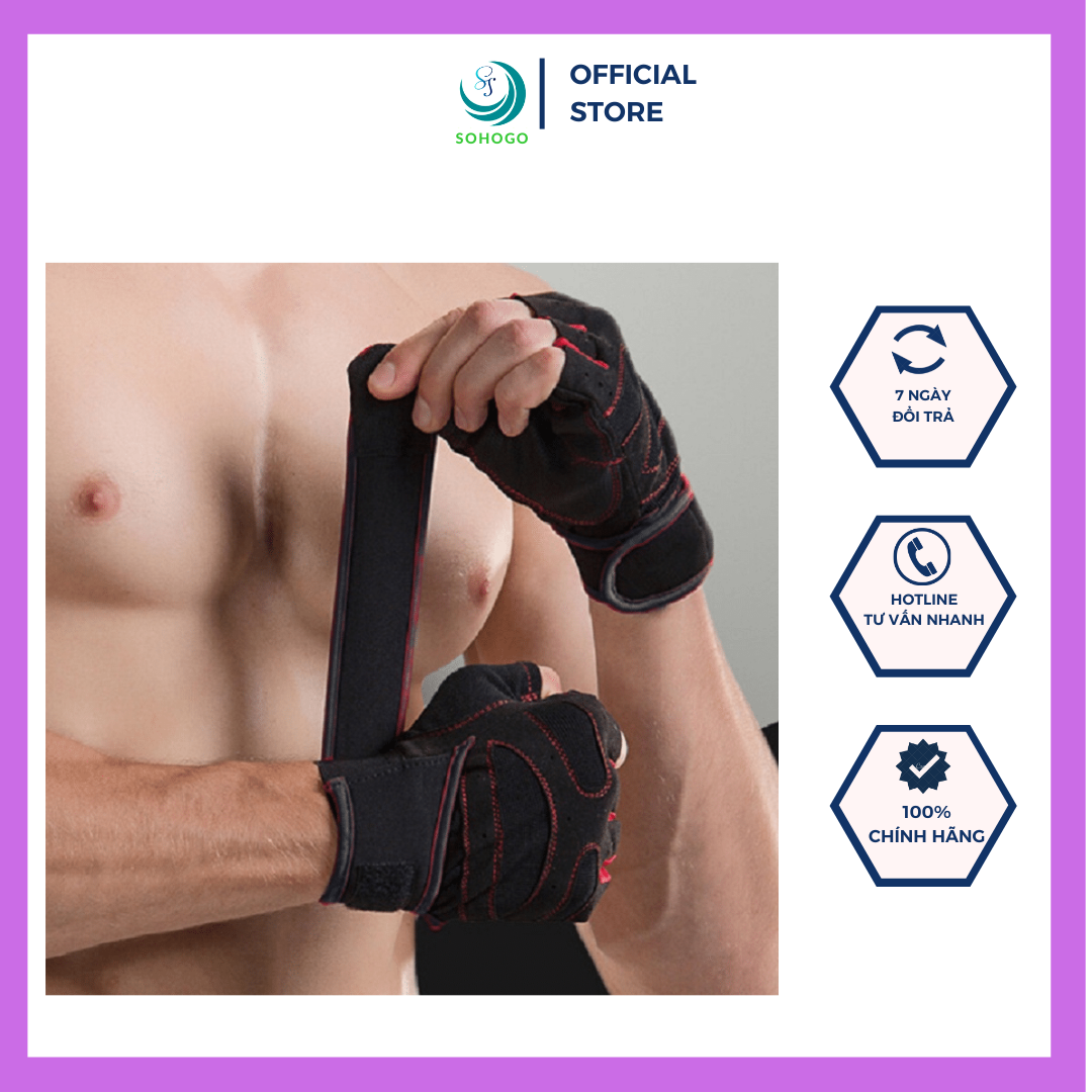 [SẴN HÀNG-HCM]-Găng tay thể thao tập gym, tập thể hình, xà đơn...mang lại cảm giác thoải mái hơn cho người sử dụng, S&T