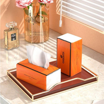 Giấy ăn cao cấp CHEERFUL nội địa Trung thùng 20 gói rút, khăn giấy siêu dai chất liệu bột gỗ nguyên sinh không bụi vụn