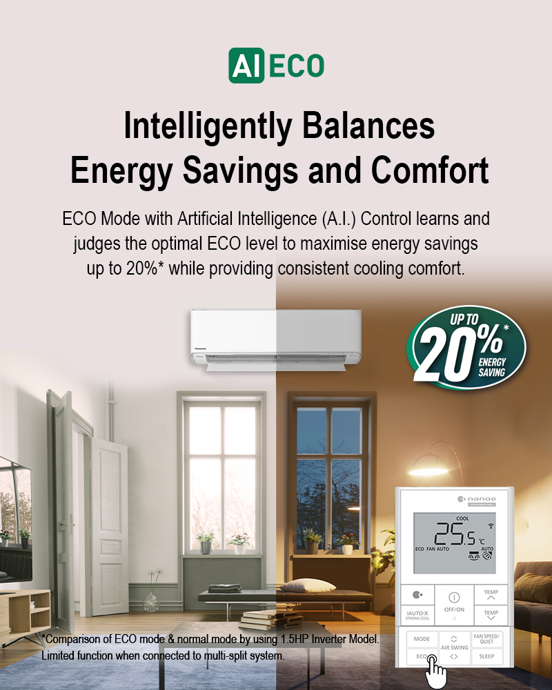 Panasonic X-Premium R32 System 1 Aircon with nanoe™X (5 Ticks) · v2
