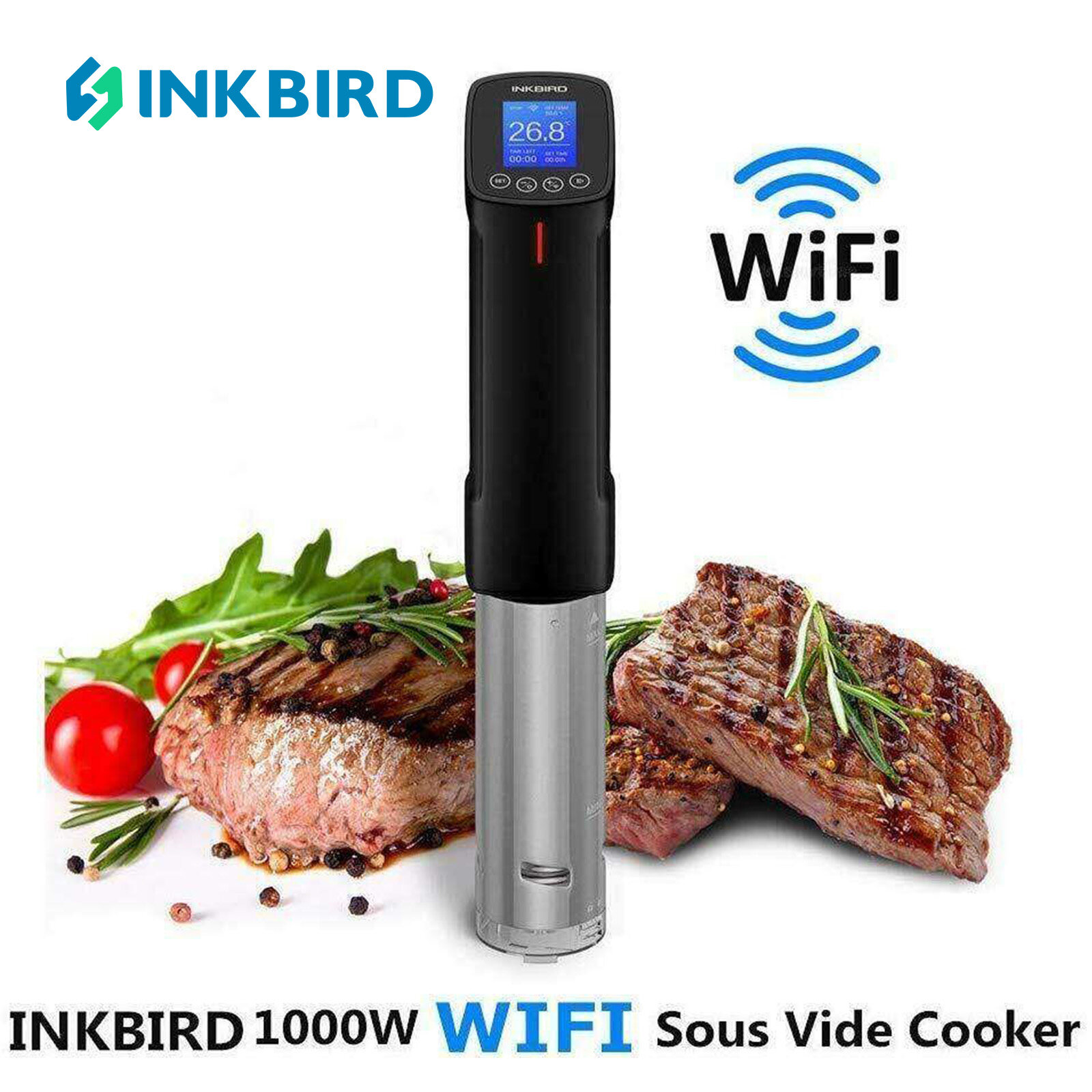 inkbird bg-bt1w truly wireless meat thermometer