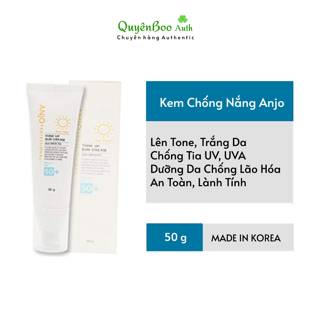 Kem chống nắng lên tone anjo tone-up sun cream spf 50 pa+++