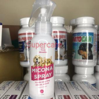 Micona Spray 100ml - Phun Xịt Viêm Da Nấm Da Viêm Nang Lông Chó Mèo