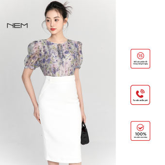SƠ MI VÀ CHÂN VÁY THIẾT KẾ NEM FASHION SM05102 VÀ Z06342 ( SƠ MI VÀ CHÂN VÁY ĐẶT RIÊNG)