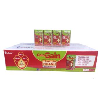 Thùng 48 sữa bột pha sẵn Colos Gain 110ml/180ml