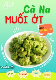 Cà na đập dập lắc muối ớt