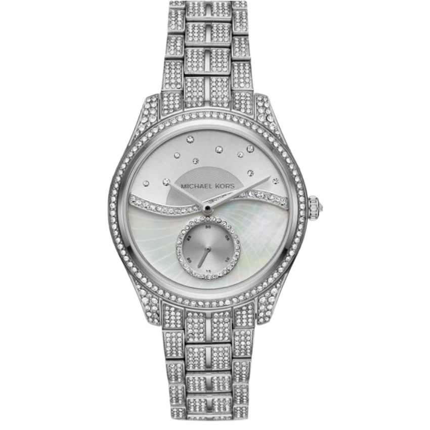 [HCM]Đồng hồ nữ dây kim loại đính đá Michael Kors MK3755 size 35mm fullbox , chống nước vỏ thép không gỉ , đồng hồ nữ sang trọng