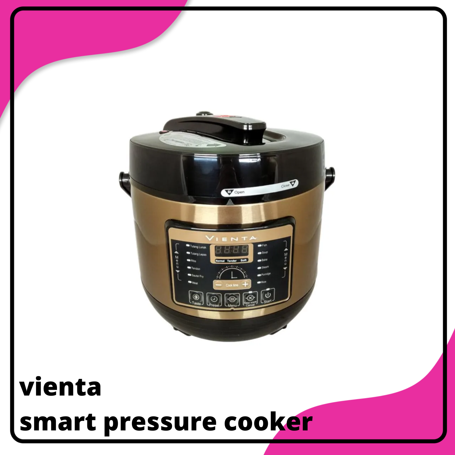 harga vienta smart pressure cooker