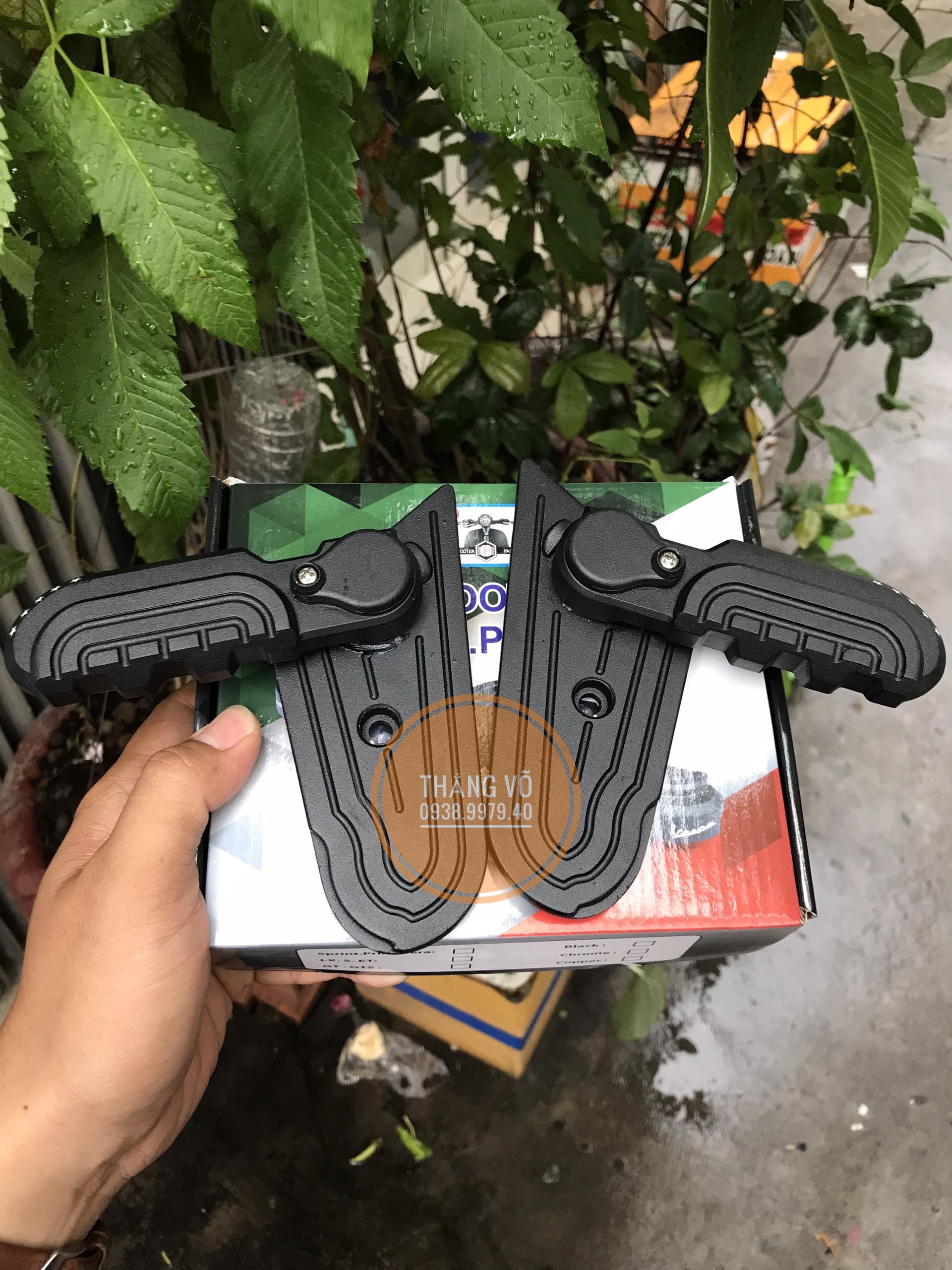 Gác chân Vespa, Gác chân Vespa Sprint Primavera Nhôm CNC phụ kiện Vespa Sprint Primavera