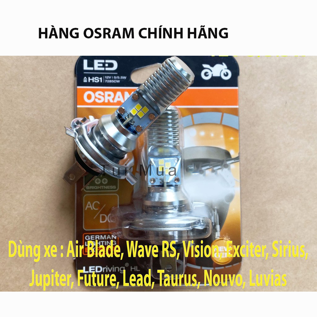 Bóng đèn led osram hs1 air blade wave rs tăng sáng trắng ac/dc
