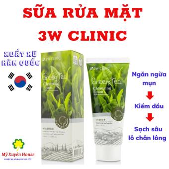 Sữa Rửa Mặt 3W Clinic Trà Xanh Hàn Quốc Chính Hãng