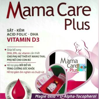 30 viên Sắt bà bầu Mama Care Plus, h ỗ t r ợ g i ả m ố m n g h é n, c h u ộ t r ú t
