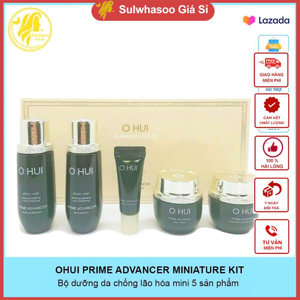 Bộ dưỡng trắng sáng da cấp ẩm, chống lão hóa da Ohui Phyto Vital Prime Advancer