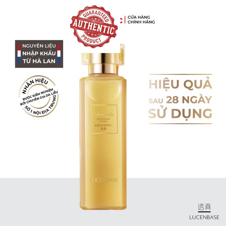 Nước hoa hồng LUCENBASE hoa cúc Calendula Officinalis Toner cấp nước dưỡng ẩm dịu da se khít lỗ chân lông