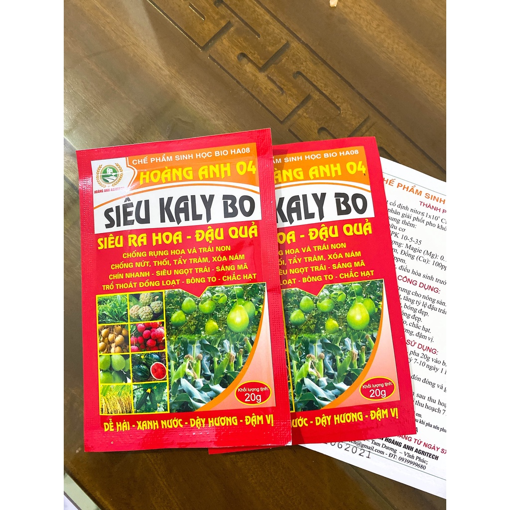 Phân bón vi lượng siêu kali bo