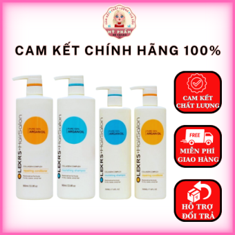 Bộ Dầu Gội - Xả Olexrs Argan Oil Collagen Hair Salon 500ml