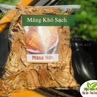 Măng Nứa Khô Sạch, Non  - Đặc Sản Rừng ( túi 1kg )