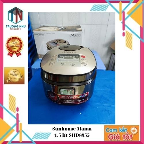 [HCM]Nồi cơm điện cao tần Sunhouse Mama SHD8955 (1.5 lít)