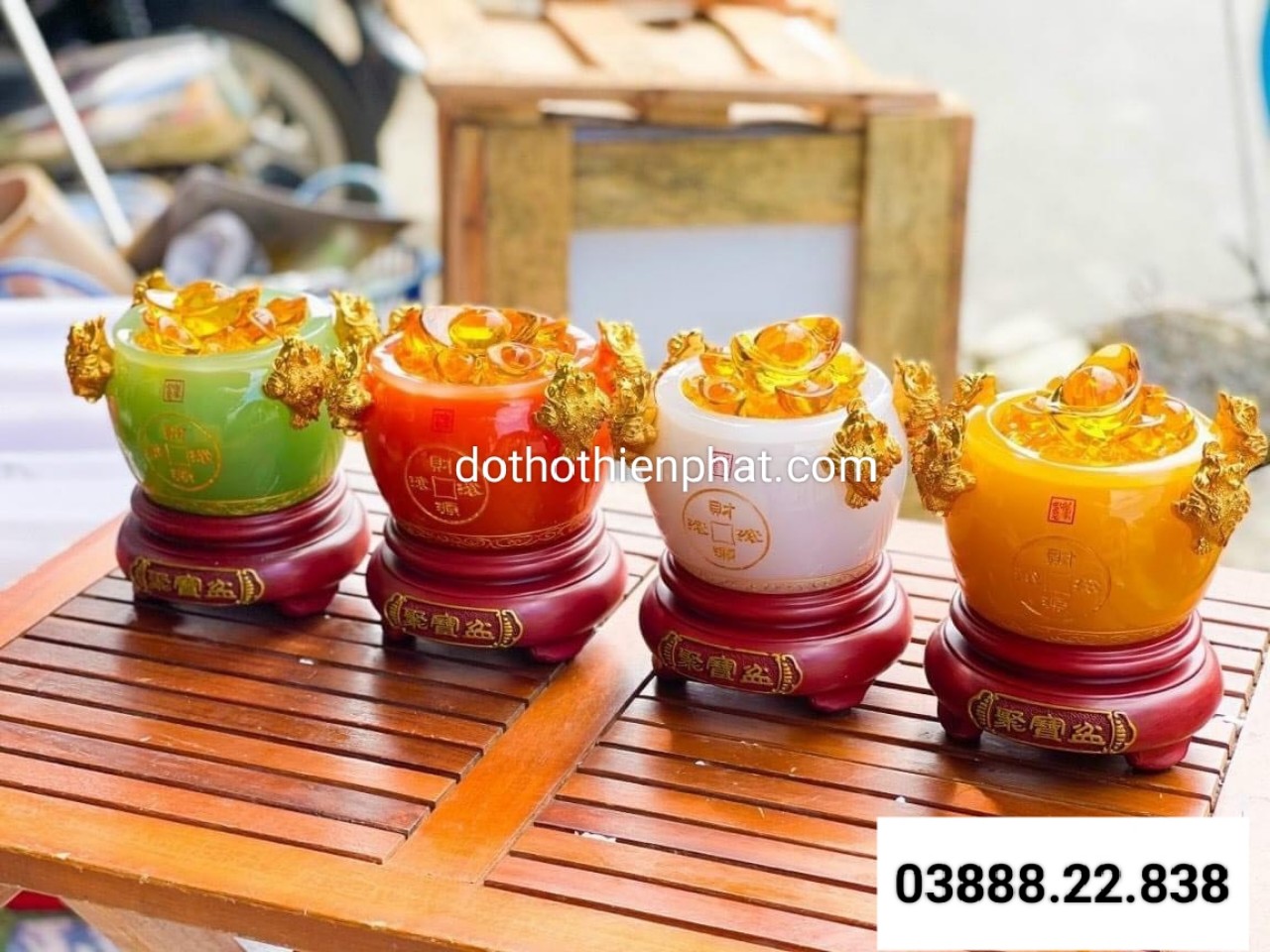 Bát tụ bảo ngọc chiêu tài chiêu lộc nhiều kích thước hàng cao cấp siêu rẻ