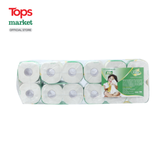 Lốc Giấy Vệ Sinh E'Mos Premium Màu Xanh Lá 3 Lớp - Siêu Thị Tops Market