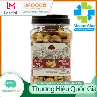 Hạt Điều Rang Không Muối LAFOOCO 450g