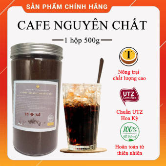 Bột cà phê Việt nguyên chất 100%, cafe giảm cân rang xay nguyên hạt chính hãng - Tốt cho sức khỏe - 500g | Lep Store