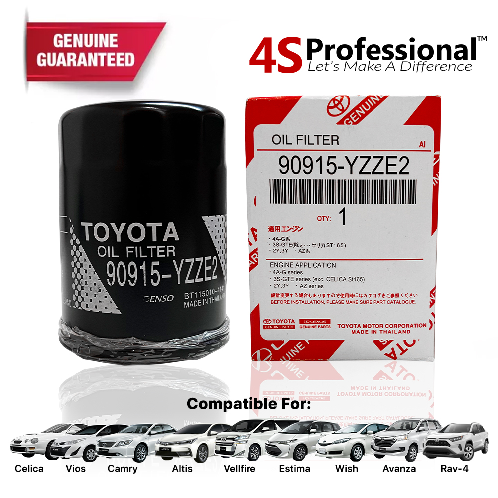 Toyota Oil Filter 90915-YZZE2 for Camry /Celica/ Corolla/ Prius/ RAV4 / Yaris