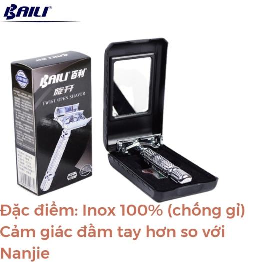Các Loại Dao Cạo Râu Phong Cách Cổ Điển Gắn Lưỡi Lam Thép Không Gỉ