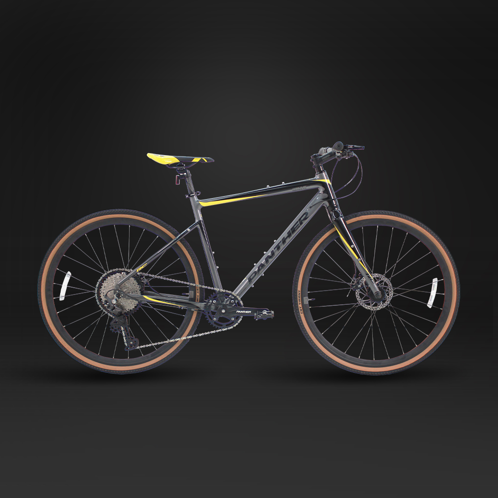 [NGƯỜI BÁN HÀNG SG] Xe đạp địa hình PANTHER HADES 12 tốc độ SHIMANO 700 x 40C Phanh đĩa tay lái phẳng Xe đạp địa hình cơ bản Khung nhôm Phuộc
