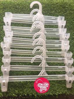 Combo 10 móc treo quần áo bằng nhựa