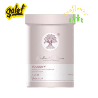 Kem Hấp Ủ Tóc Biotin Collagen Voudioty Màu Hồng Dưỡng Tóc Mềm Mượt 500ml