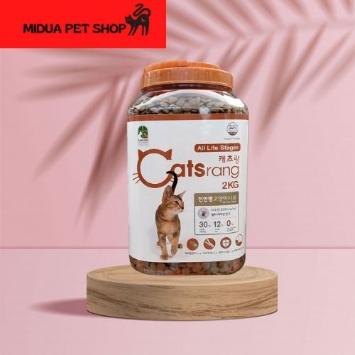 [Hoàn Tiền 10%] THỨC ĂN HẠT CHO MÈO MỌI LỨA TUỔI CATSRANG PET HỘP 2KG