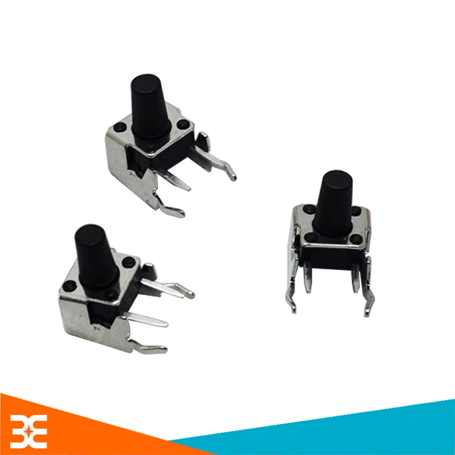 Nút nhấn 2 chân vuông 90 độ 6x6x9.5mm