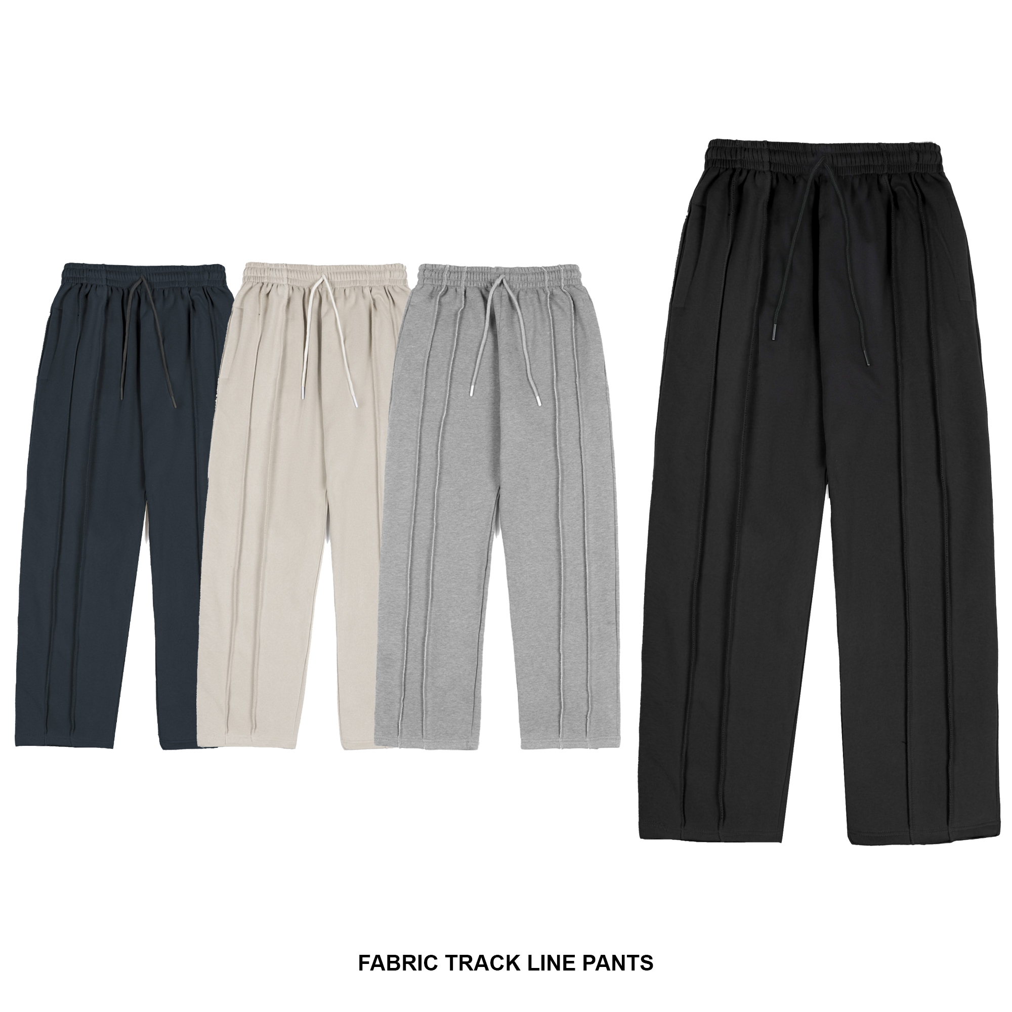 Quần ff fabric track line pants