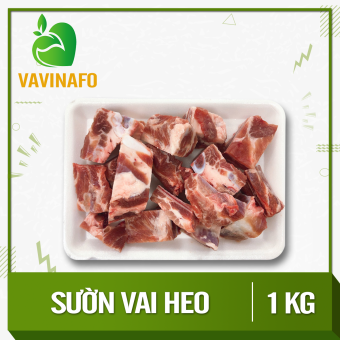 HCM - Sườn vai heo (1 kg) - Thích hợp với các món nướng, rim, kho, chiên,... - [Giao nhanh TPHCM]