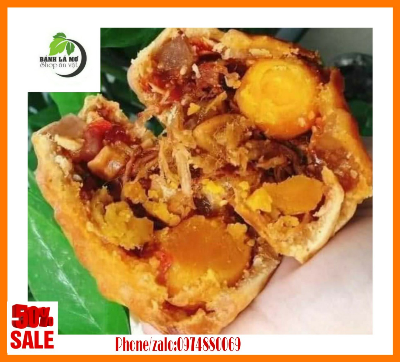 (FREESHIP) BÁNH TRUNG THU  TÂN DÂN LỢI ( 200GR CÁI/2 TRỨNG) CÓ BÁNH CHAY- BÁNH LÁ MƠ SHOP