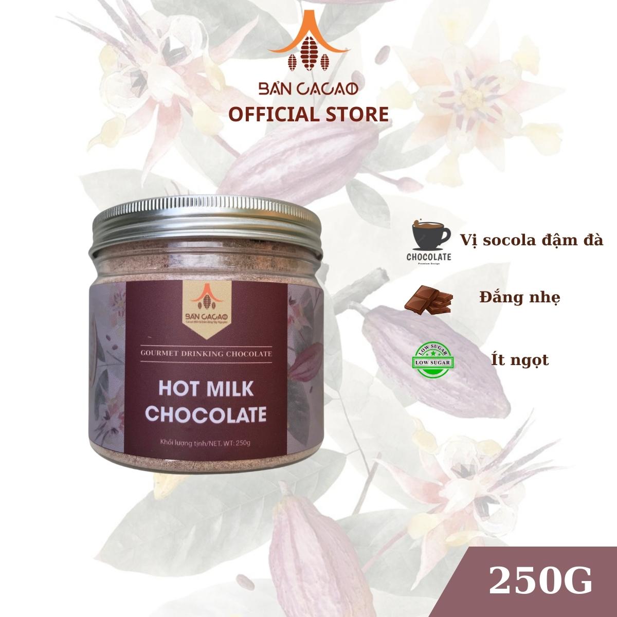 Bột socola nóng- Cacao sữa 250g- Hot milk chocolate - thức uống đậm vị sô cô la